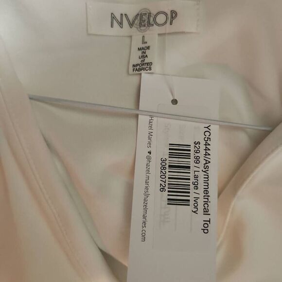 T22 Nvelop asymmetrical cream top - Picture 8 of 13